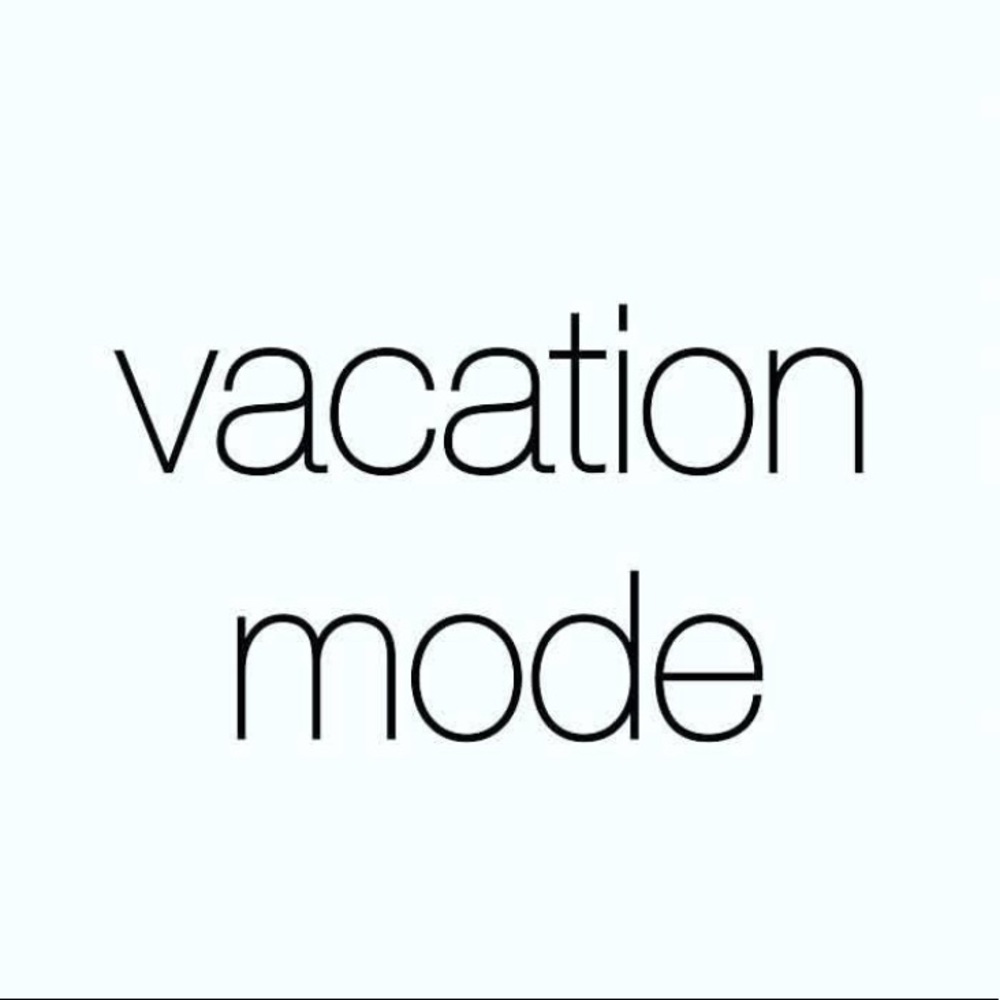 Shop is going on vacation!